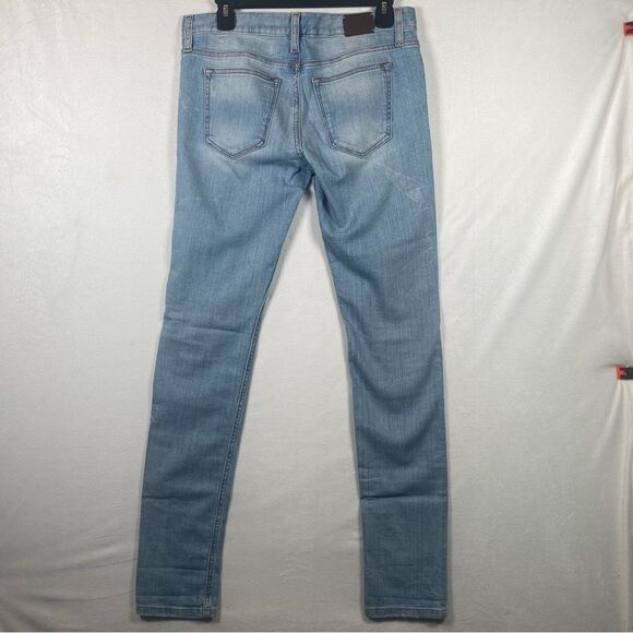 Banana Republic Slouchy Skinny Light Wash Jeans Size 26 - Picture 2 of 13